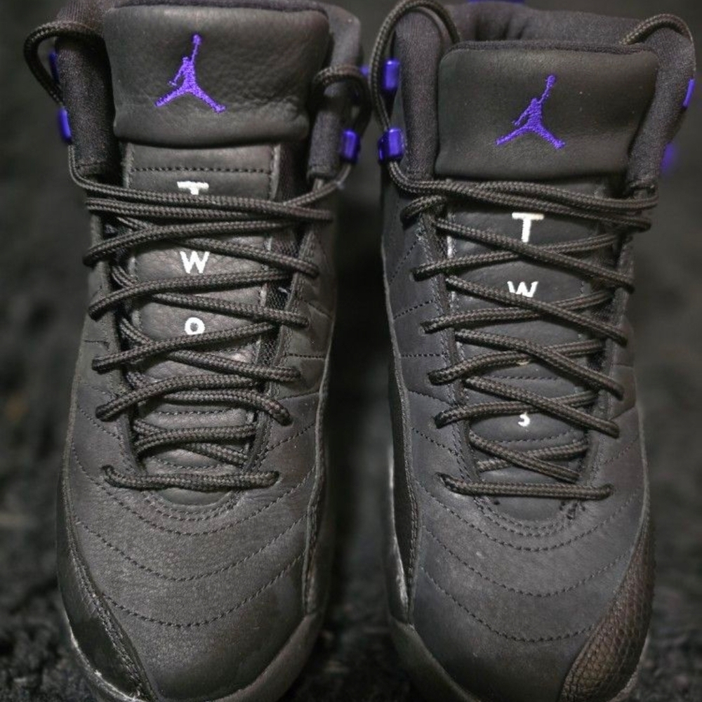 Jordan Sneakers in Black and Purple